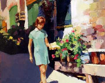 Longi Carlantonio - Girl walking through the alleys